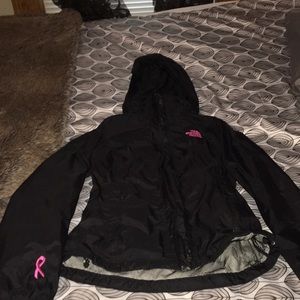 Black north face jacket size xs
